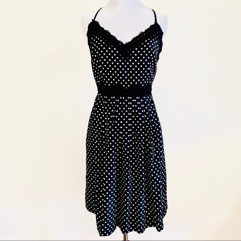 Betsey Johnson Pin-Up Polka Dot Retro Dress Small